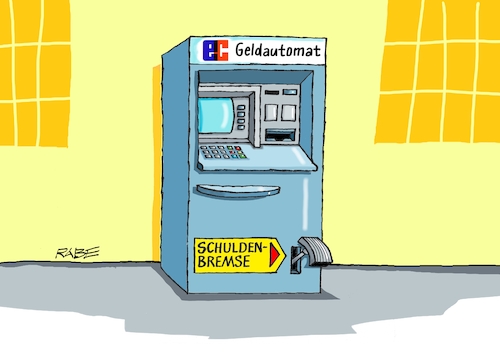 Cartoon: Bremspedal (medium) by RABE tagged gas,gassparen,gasnotstand,gasgeben,sanktionen,gasspeicher,gasheizung,rabe,ralf,böhme,cartoon,karikatur,pressezeichnung,farbcartoon,tagescartoon,robert,habeck,putin,ukrainekrieg,schulden,schuldenbremse,lindner,fdp,bremse,bremspedal,geldautomat,gas,gassparen,gasnotstand,gasgeben,sanktionen,gasspeicher,gasheizung,rabe,ralf,böhme,cartoon,karikatur,pressezeichnung,farbcartoon,tagescartoon,robert,habeck,putin,ukrainekrieg,schulden,schuldenbremse,lindner,fdp,bremse,bremspedal,geldautomat