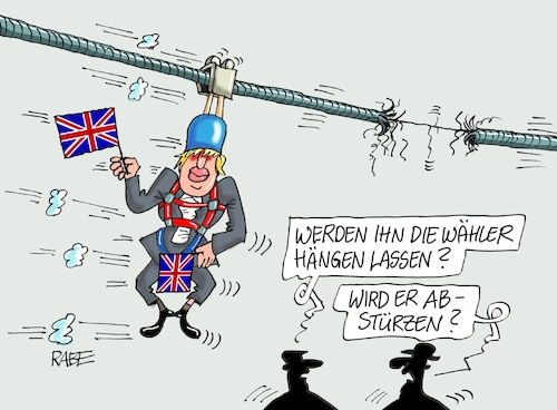 Cartoon: Brexit Parlamentswahl (medium) by RABE tagged brexit,no,deal,johnson,boris,downing,street,austritt,eu,brüssel,london,rabe,ralf,böhme,cartoon,karikatur,pressezeichnung,farbcartoon,tagescartoon,may,juncker,luxemburg,parlamentswahlen,labourpartie,seil,hängen,wähler,brexit,no,deal,johnson,boris,downing,street,austritt,eu,brüssel,london,rabe,ralf,böhme,cartoon,karikatur,pressezeichnung,farbcartoon,tagescartoon,may,juncker,luxemburg,parlamentswahlen,labourpartie,seil,hängen,wähler