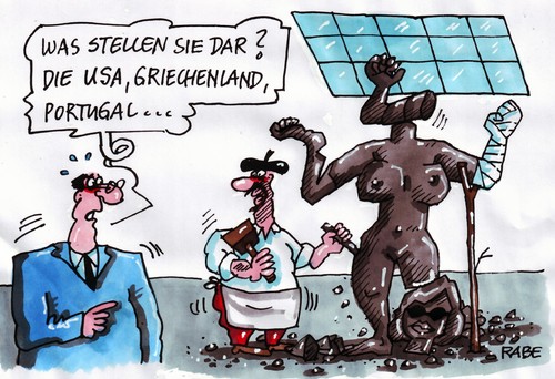 Cartoon: Bruchstückhaftes (medium) by RABE tagged dollar,euro,schulden,schuldenkrise,rettungspaket,staatspleite,obama,usa,eu,brüssel,finanzchef,staatsschulden,griechenland,athen,portugal,washington,demokraten,republikaner,rating,ratingagentur,herabstufung,kredit,zinsen,anleger,aktien,aktienmarkt,spekulanten,crash,börsianer,dax,dowjones,weltwirtschaft,wirtschaftskrise,konjunktur,atelier,bildhauer,künstler,atelierfenster,stein,meisel,skulptur,torso,bruchstücke,akt,frau,modell,darstellung,büste,dollar,euro,schulden,rettungspaket,obama,staatspleite,usa,brüssel