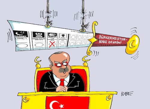 Cartoon: Bürgermeisterwahl (medium) by RABE tagged erdogan,akp,istanbul,bürgermeisterwahl,damoklesschwert,sultan,rabe,ralf,böhme,cartoon,karikatur,pressezeichnung,farbcartoon,tagescartoon,neuwahl,rennen,chp,imamoglu,yildirim,erdogan,akp,istanbul,bürgermeisterwahl,damoklesschwert,sultan,rabe,ralf,böhme,cartoon,karikatur,pressezeichnung,farbcartoon,tagescartoon,neuwahl,rennen,chp,imamoglu,yildirim