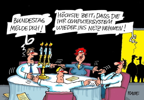 Bundestag vom Netz