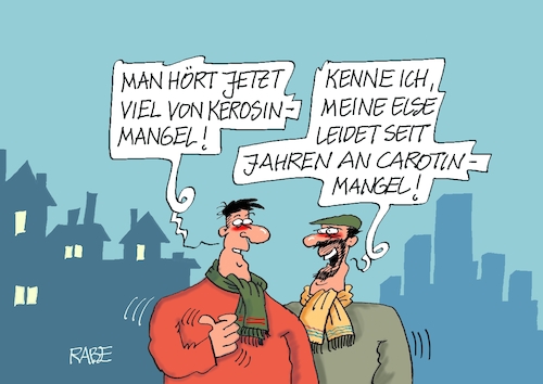 Cartoon: Carotinmangel (medium) by RABE tagged merz,kanzler,koalition,union,spd,klingbeil,cartoon,karikatur,pressezeichnung,farbcartoon,tagescartoon,db,bahn,frühling,frühjahr,frühjahrsputz,ice,zug,blumenkasten,blumenkästen,iran,irankrieg,trump,blockade,straße,von,hormus,kerosin,treibstoff,mangelware,spritpreis,möhre,carotin,else,mangelerscheinung,merz,kanzler,koalition,union,spd,klingbeil,cartoon,karikatur,pressezeichnung,farbcartoon,tagescartoon,db,bahn,frühling,frühjahr,frühjahrsputz,ice,zug,blumenkasten,blumenkästen,iran,irankrieg,trump,blockade,straße,von,hormus,kerosin,treibstoff,mangelware,spritpreis,möhre,carotin,else,mangelerscheinung