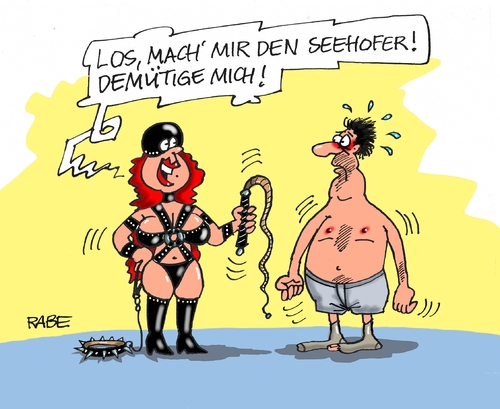 Cartoon: Demütigung (medium) by RABE tagged horst,seehofer,csu,union,bundesparteitag,bayern,münchen,wahl,abwatschen,watschen,denkzettel,demütigung,merkel,kanzlerin,cdu,flüchtlinge,flüchtlingskrise,flüchtlingsdebatte,obergrenze,grenzkontrollen,is,islamisten,rabe,ralf,böhme,cartoon,karikatur,pressezeichnung,farbcartoon,tagescartoon,sadomaso,lack,leder,peitsche,sm,horst,seehofer,csu,union,bundesparteitag,bayern,münchen,wahl,abwatschen,watschen,denkzettel,demütigung,merkel,kanzlerin,cdu,flüchtlinge,flüchtlingskrise,flüchtlingsdebatte,obergrenze,grenzkontrollen,is,islamisten,rabe,ralf,böhme,cartoon,karikatur,pressezeichnung,farbcartoon,tagescartoon,sex,sadomaso,lack,leder,peitsche,sm