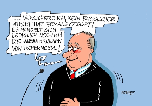 Cartoon: Dopingsperre (medium) by RABE tagged doping,dopingsperre,russland,moskau,putin,olympia,olympiade,rio,spritzen,rabe,ralf,böhme,cartoon,karikatur,pressezeichnung,farbcartoon,tagescartoon,präsident,sperre,leichtathleten,leichtatletik,spitzenverbände,spitzenfunktionäre,ioc,iaaf,doping,dopingsperre,russland,moskau,putin,olympia,olympiade,rio,spritzen,rabe,ralf,böhme,cartoon,karikatur,pressezeichnung,farbcartoon,tagescartoon,präsident,sperre,leichtathleten,leichtatletik,spitzenverbände,spitzenfunktionäre,ioc,iaaf