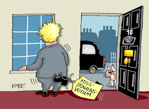 Cartoon: Down Down (medium) by RABE tagged boris,johnson,misstrauensvotum,parlament,london,downing,street,number,ten,rabe,ralf,böhme,cartoon,karikatur,pressezeichnung,farbcartoon,tagescartoon,oberhaus,england,unterhaus,schuh,hintern,kater,taxi,partygate,affäre,abstimmung,down,boris,johnson,misstrauensvotum,parlament,london,downing,street,number,ten,rabe,ralf,böhme,cartoon,karikatur,pressezeichnung,farbcartoon,tagescartoon,oberhaus,england,unterhaus,schuh,hintern,kater,taxi,partygate,affäre,abstimmung