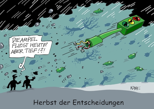 Cartoon: Entscheidungen (medium) by RABE tagged ampel,ampelregierung,rot,grün,gelb,fdp,spd,grüne,rabe,ralf,böhme,cartoon,karikatur,pressezeichnung,farbcartoon,tagescartoon,inflation,einkommen,rente,rentenpaket,bruch,streit,neuwahlen,ampelaus,raußschmiss,lindner,wissing,herbst,sturm,tiefflug,ampel,ampelregierung,rot,grün,gelb,fdp,spd,grüne,rabe,ralf,böhme,cartoon,karikatur,pressezeichnung,farbcartoon,tagescartoon,inflation,einkommen,rente,rentenpaket,bruch,streit,neuwahlen,ampelaus,raußschmiss,lindner,wissing,herbst,sturm,tiefflug