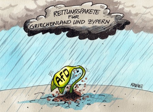 Cartoon: Es keimt ! (medium) by RABE tagged afd,deutschland,alternative,alternativpartei,wahlkampf,bundestagswahlkampf,euro,eurozone,austritt,schulden,schuldenkrise,brüssel,finanzchefs,merkel,zypern,griechenland,rabe,ralf,böhme,cartoon,karikatur,schuldenschnitt,rettungspaket,saat,aussaat,pflanze,keimling,samen,samenkorn,spross,regen,regenschauer,wolke,regenwolke,nässe,wasser,wolken,afd,deutschland,alternative,alternativpartei,wahlkampf,bundestagswahlkampf,euro,eurozone,austritt,schulden,schuldenkrise,brüssel,finanzchefs,merkel,zypern,griechenland,rabe,ralf,böhme,cartoon,karikatur,schuldenschnitt,rettungspaket,saat,aussaat,pflanze,keimling,samen,samenkorn,spross,regen,regenschauer,wolke,regenwolke,nässe,wasser,wolken