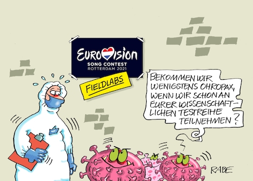 Cartoon: ESC mit Gehörschutz (medium) by RABE tagged corona,bundländerkonferenz,merkel,kanzleramt,lockerungen,stufenplan,öffnungen,lockdown,shutdown,baumärkte,impfdosen,rki,fallzahlen,inzidenzwert,spahn,impfzentren,impfreihenfolge,notbremse,esc,songcontest,schlagerwettbewerb,schlager,pop,rotterdam,ausscheid,wettbewerb,fieldlab,mutanten,ohropax,gehörschutz,musik,liveübertragung,corona,bundländerkonferenz,merkel,kanzleramt,lockerungen,stufenplan,öffnungen,lockdown,shutdown,baumärkte,impfdosen,rki,fallzahlen,inzidenzwert,spahn,impfzentren,impfreihenfolge,notbremse,esc,songcontest,schlagerwettbewerb,schlager,pop,rotterdam,ausscheid,wettbewerb,fieldlab,mutanten,ohropax,gehörschutz,musik,liveübertragung