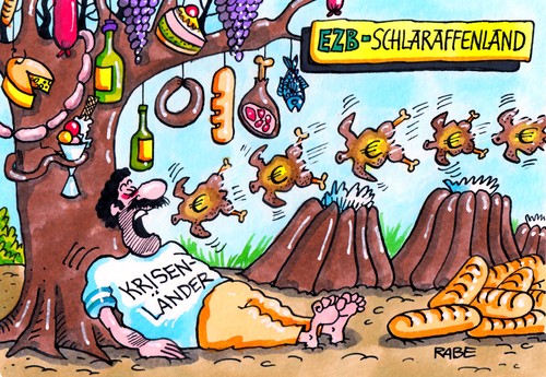 Cartoon: EZB (medium) by RABE tagged ezb,krisenländer,euro,eurorettung,staatsanleihen,anleihen,südländer,draghi,schutzschild,eurozone,märkte,notenbanken,stützungskäufe,rettungsfond,esm,schuldschiene,weidmann,zinsen,schuldenpapiere,währungshüter,geldpolitik,schlaraffia,schlaraffenland,tauben,schinken,kuchen,torte,brote,grimm,märchen,preisstabilität,ezb,krisenländer,euro,eurorettung,staatsanleihen,anleihen,südländer,draghi,schutzschild,eurozone,märkte,notenbanken,stützungskäufe,rettungsfond,esm,schuldschiene,weidmann,zinsen,schuldenpapiere,währungshüter,geldpolitik,schlaraffia,schlaraffenland,tauben,schinken,kuchen,torte,brote,grimm,märchen,preisstabilität