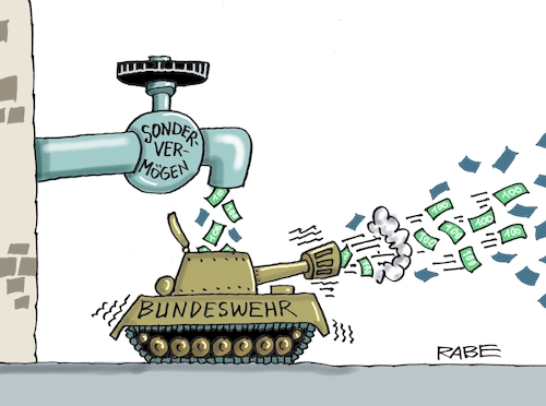 Cartoon: Faß ohne Boden (medium) by RABE tagged ampel,ampelregierung,rot,grün,gelb,fdp,spd,grüne,rabe,ralf,böhme,cartoon,karikatur,pressezeichnung,farbcartoon,tagescartoon,inflation,einkommen,rente,rentenpaket,bruch,streit,neuwahlen,sondervermögen,schuldenpaket,merz,schuldenbremse,militär,panzer,militärausgaben,aufrüstung,wasserhahn,euro,geld,gelscheine,faß,ampel,ampelregierung,rot,grün,gelb,fdp,spd,grüne,rabe,ralf,böhme,cartoon,karikatur,pressezeichnung,farbcartoon,tagescartoon,inflation,einkommen,rente,rentenpaket,bruch,streit,neuwahlen,sondervermögen,schuldenpaket,merz,schuldenbremse,militär,panzer,militärausgaben,aufrüstung,wasserhahn,euro,geld,gelscheine,faß