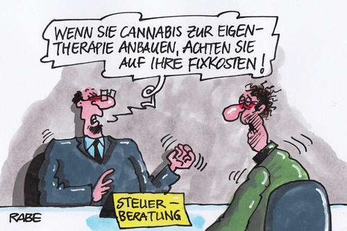 Cartoon: Fixkosten (medium) by RABE tagged fixkosten,steuerberater,patient,eigentherapie,schmerztherapie,cannabis,hanf,hanfpflanzen,hanfanbau,cannabisanbau,legalisierung,rabe,ralf,böhme,cartoon,karikatur,pressezeichnung,farbcartoon,tagescartoon,gericht,erlaubnis,patienten,kranke,schmerzpatienten,therapiezwecke,fixkosten,steuerberater,patient,eigentherapie,schmerztherapie,cannabis,hanf,hanfpflanzen,hanfanbau,cannabisanbau,legalisierung,rabe,ralf,böhme,cartoon,karikatur,pressezeichnung,farbcartoon,tagescartoon,gericht,erlaubnis,patienten,kranke,schmerzpatienten,therapiezwecke