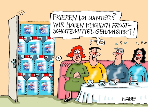 Cartoon: Fröstelei (medium) by RABE tagged gas,gassparen,gasnotstand,gasgeben,sanktionen,gasspeicher,gasheizung,rabe,ralf,böhme,cartoon,karikatur,pressezeichnung,farbcartoon,tagescartoon,robert,habeck,putin,ukrainekrieg,energiesparen,frieren,frost,winter,frostschutz,frostschutzmittel,ehepaar,couch,hamstern,gas,gassparen,gasnotstand,gasgeben,sanktionen,gasspeicher,gasheizung,rabe,ralf,böhme,cartoon,karikatur,pressezeichnung,farbcartoon,tagescartoon,robert,habeck,putin,ukrainekrieg,energiesparen,frieren,frost,winter,frostschutz,frostschutzmittel,ehepaar,couch,hamstern