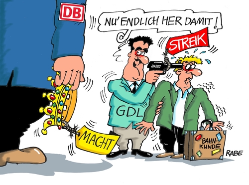 Geiselnahme von RABE Politik Cartoon TOONPOOL