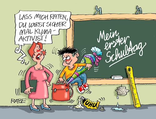 Cartoon: Geleimt (medium) by RABE tagged schulanfang,schuljahresbeginn,schulstart,zuckertüte,schüler,lehrer,schulklasse,lehrerzimmer,rabe,ralf,böhme,cartoon,karikatur,pressezeichnung,farbcartoon,tagescartoon,schultafel,klima,klimawandel,klimaaktivist,bilderrahmen,rahmen,kleber,uhu,patex,schulanfang,schuljahresbeginn,schulstart,zuckertüte,schüler,lehrer,schulklasse,lehrerzimmer,rabe,ralf,böhme,cartoon,karikatur,pressezeichnung,farbcartoon,tagescartoon,schultafel,klima,klimawandel,klimaaktivist,bilderrahmen,rahmen,kleber,uhu,patex