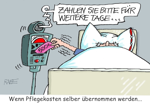 Cartoon: Gepflegte Parkgebühr (medium) by RABE tagged ampel,ampelregierung,rot,grün,gelb,fdp,spd,grüne,rabe,ralf,böhme,cartoon,karikatur,pressezeichnung,farbcartoon,tagescartoon,karl,lauterbach,pflege,pflegeversicherung,pfleger,pflegekosten,pflegeheim,angehörige,pflegende,bett,parkuhr,euro,geldschein,parkgebühr,ampel,ampelregierung,rot,grün,gelb,fdp,spd,grüne,rabe,ralf,böhme,cartoon,karikatur,pressezeichnung,farbcartoon,tagescartoon,karl,lauterbach,pflege,pflegeversicherung,pfleger,pflegekosten,pflegeheim,angehörige,pflegende,bett,parkuhr,euro,geldschein,parkgebühr