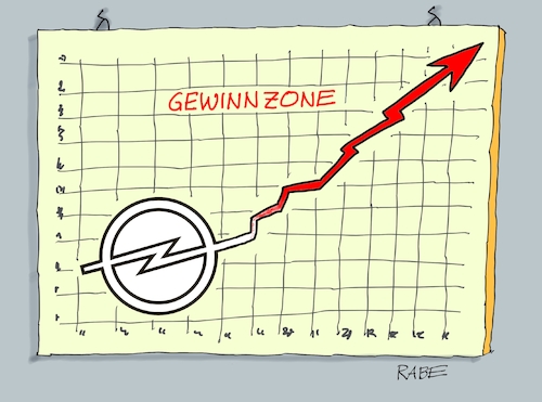 Cartoon: Gewinnzone (medium) by RABE tagged opel,rüsselsheim,eisenach,autobauer,autoindustrie,gewinn,rabe,ralf,böhme,cartoon,karikatur,pressezeichnung,farbcartoon,tagescartoon,statistik,umsatz,steigerung,verkaufszahlen,opel,rüsselsheim,eisenach,autobauer,autoindustrie,gewinn,rabe,ralf,böhme,cartoon,karikatur,pressezeichnung,farbcartoon,tagescartoon,statistik,umsatz,steigerung,verkaufszahlen