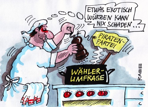 Cartoon: Gewürztes (medium) by RABE tagged wähler,wählerumfrage,wählergunst,wählerstimmen,wahlsonntag,politbarometer,piraten,piratenpartei,pirateneinsatz,somalia,küste,koch,michel,gewürz,gewürzmühle,pfeffermühle,suppe,eintop,herd,küche,exot,exoten,wähler,wählerumfrage,wählerstimmen,wahlsonntag,politbarometer,piratenpartei,piraten