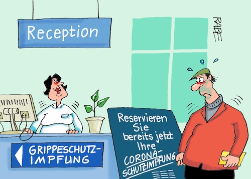 Cartoon: Grippeschutz (medium) by RABE tagged corona,bildung,bildungsminister,kanzleramt,bildungskonferenz,lehrerkonferenz,laptop,ausstatung,digitalisierung,bildungsmonitor,internetzugan,wlan,aufwachen,grippe,grippeschutz,grippeschutzimpfung,erkältungszeit,grippeviren,reception,reservierung,grippeserum,corona,bildung,bildungsminister,kanzleramt,bildungskonferenz,lehrerkonferenz,laptop,ausstatung,digitalisierung,bildungsmonitor,internetzugan,wlan,aufwachen,grippe,grippeschutz,grippeschutzimpfung,erkältungszeit,grippeviren,reception,reservierung,grippeserum