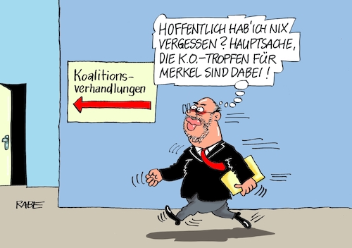 Cartoon: Groko KO (medium) by RABE tagged sonderparteitag,spd,martin,schulz,ja,groko,koalitionsverhandlungen,rabe,ralf,böhme,cartoon,karikatur,pressezeichnung,farbcartoon,tagescartoon,merkel,union,koalitionsgespräche,abrissbirne,nachbesserungen,fastnacht,ende,tropfen,ko,csu,seehofer,sonderparteitag,spd,martin,schulz,ja,groko,koalitionsverhandlungen,rabe,ralf,böhme,cartoon,karikatur,pressezeichnung,farbcartoon,tagescartoon,merkel,union,koalitionsgespräche,abrissbirne,nachbesserungen,fastnacht,ende,tropfen,ko,csu,seehofer