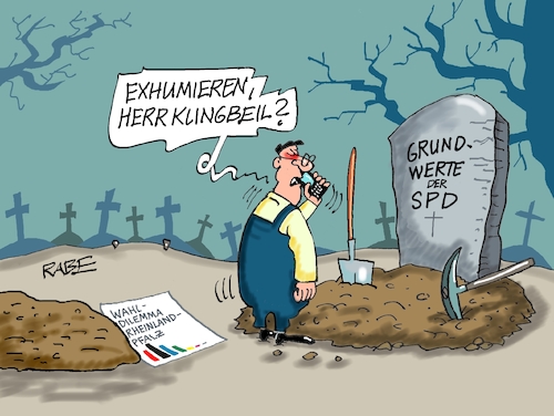 Cartoon: Grundwerte (medium) by RABE tagged merz,kanzler,koalition,union,spd,klingbeil,cartoon,karikatur,pressezeichnung,farbcartoon,tagescartoon,bürokratie,verwaltung,beamte,modernisierung,monster,drachen,schwert,holzschwert,nägel,säge,bärbel,bas,grundsatzprogramm,wahlschlappe,rheinland,pfalz,friedhof,grab,arbeiterpartei,totengräber,merz,kanzler,koalition,union,spd,klingbeil,cartoon,karikatur,pressezeichnung,farbcartoon,tagescartoon,bürokratie,verwaltung,beamte,modernisierung,monster,drachen,schwert,holzschwert,nägel,säge,bärbel,bas,grundsatzprogramm,wahlschlappe,rheinland,pfalz,friedhof,grab,arbeiterpartei,totengräber