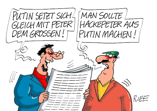 Cartoon: Hackepeter der Kleine (medium) by RABE tagged usa,biden,telefonat,putin,moskau,kreml,kremlchef,rabe,ralf,böhme,cartoon,karikatur,pressezeichnung,farbcartoon,tagescartoon,ukraine,ukrainekrise,nato,telefonleitung,gipfel,ukrainegipfel,macron,zar,peter,der,große,gehacktes,mett,hackepeter,fleischwolf,größenwahn,gleichsetzung,usa,biden,telefonat,putin,moskau,kreml,kremlchef,rabe,ralf,böhme,cartoon,karikatur,pressezeichnung,farbcartoon,tagescartoon,ukraine,ukrainekrise,nato,telefonleitung,gipfel,ukrainegipfel,macron,zar,peter,der,große,gehacktes,mett,hackepeter,fleischwolf,größenwahn,gleichsetzung