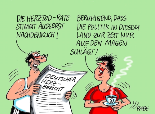 Cartoon: Herzbeschwerden (medium) by RABE tagged nahles,spd,sozialdemokraten,groko,umfragetief,scholz,rabe,ralf,böhme,cartoon,karikatur,pressezeichnung,farbcartoon,tagescartoon,herztod,magenerkrankungen,arzt,herzbericht,herzinfarkt,nahles,spd,sozialdemokraten,groko,umfragetief,scholz,rabe,ralf,böhme,cartoon,karikatur,pressezeichnung,farbcartoon,tagescartoon,herztod,magenerkrankungen,arzt,herzbericht,herzinfarkt