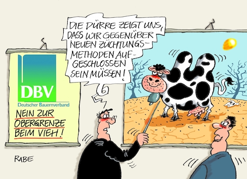 Cartoon: Hitze Dürre Milchvieh (medium) by RABE tagged sommer,sommerpause,urlaub,ferien,kältewelle,sommerloch,regenwetter,kälte,schlechtwetterfront,rabe,ralf,böhme,cartoon,karikatur,pressezeichnung,farbcartoon,tagescartoon,grill,bratwurst,glühwein,wärme,hitze,dürre,vieh,weide,milchvieh,obergrenze,schlachtung,züchtung,züchtungsmethoden,wüste,kamel,dromedar,wasserspeicher,höcker,euter,bauern,bauernverband,gras,heu,grün,klima,klimawandel,sommer,sommerpause,urlaub,ferien,kältewelle,sommerloch,regenwetter,kälte,schlechtwetterfront,rabe,ralf,böhme,cartoon,karikatur,pressezeichnung,farbcartoon,tagescartoon,grill,bratwurst,glühwein,wärme,hitze,dürre,vieh,weide,milchvieh,obergrenze,schlachtung,züchtung,züchtungsmethoden,wüste,kamel,dromedar,wasserspeicher,höcker,euter,bauern,bauernverband,gras,heu,grün,klima,klimawandel