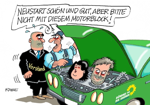 Cartoon: Hohlraum (medium) by RABE tagged ampel,ampelregierung,rot,grün,gelb,fdp,spd,grüne,rabe,ralf,böhme,cartoon,karikatur,pressezeichnung,farbcartoon,tagescartoon,pöbelei,pöbler,bestrafung,regelung,beschimpfung,bundestag,abgeordnete,rücktritt,auflösung,vorstand,bundesvorstand,ricarda,lang,nouripour,habeck,baerbock,neustart,pkw,motorhaube,motorraum,motorblock,mechaniker,hohlraum,ampel,ampelregierung,rot,grün,gelb,fdp,spd,grüne,rabe,ralf,böhme,cartoon,karikatur,pressezeichnung,farbcartoon,tagescartoon,pöbelei,pöbler,bestrafung,regelung,beschimpfung,bundestag,abgeordnete,rücktritt,auflösung,vorstand,bundesvorstand,ricarda,lang,nouripour,habeck,baerbock,neustart,pkw,motorhaube,motorraum,motorblock,mechaniker,hohlraum