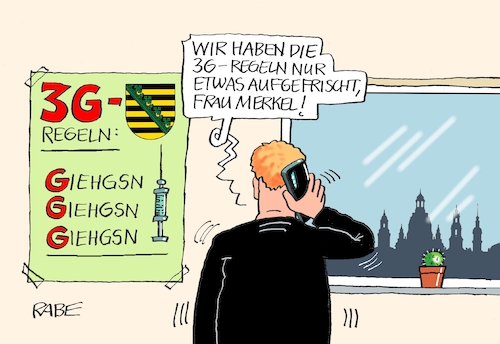 Cartoon: Impfen auf sächsisch (medium) by RABE tagged corona,bundländerkonferenz,merkel,kanzleramt,lockerungen,stufenplan,öffnungen,lockdown,shutdown,baumärkte,impfdosen,rki,fallzahlen,inzidenzwert,spahn,impfzentren,impfreihenfolge,notbremse,drei,giehgsn,delta,impfauffrischung,geimpfte,getestete,genesene,schnelltests,dresden,sachsen,kretschmer,corona,bundländerkonferenz,merkel,kanzleramt,lockerungen,stufenplan,öffnungen,lockdown,shutdown,baumärkte,impfdosen,rki,fallzahlen,inzidenzwert,spahn,impfzentren,impfreihenfolge,notbremse,drei,giehgsn,delta,impfauffrischung,geimpfte,getestete,genesene,schnelltests,dresden,sachsen,kretschmer