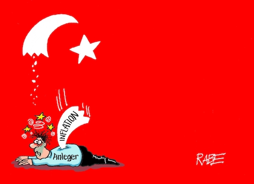 Cartoon: Inflationstürke (medium) by RABE tagged erdogan,türkei,istanbul,lira,inflation,abwertung,geld,rabe,ralf,böhme,cartoon,karikatur,pressezeichnung,farbcartoon,tagescartoon,dax,börse,anleger,sterne,flagge,sichel,mondsichel,inflationsrate,geldentwertung,euro,absturz,crash,börsencrash,erdogan,türkei,istanbul,lira,inflation,abwertung,geld,rabe,ralf,böhme,cartoon,karikatur,pressezeichnung,farbcartoon,tagescartoon,dax,börse,anleger,sterne,flagge,sichel,mondsichel,inflationsrate,geldentwertung,euro,absturz,crash,börsencrash