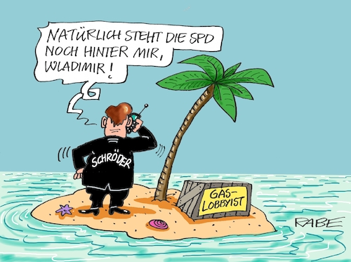 Cartoon: Inselwitzelei (medium) by RABE tagged energie,energiekosten,heizkosten,preissteigerung,stromkosten,benzinpreis,rabe,ralf,böhme,cartoon,karikatur,farbzeichnung,pressezeichnung,tagescartoon,putin,gehard,schröder,spd,demokrat,lupenreines,gazprom,aufsichtsrat,pipeline,gaspipeline,nordstream,insel,gaslobbyist,kiste,palme,handy,wladimir,energie,energiekosten,heizkosten,preissteigerung,stromkosten,benzinpreis,rabe,ralf,böhme,cartoon,karikatur,farbzeichnung,pressezeichnung,tagescartoon,putin,gehard,schröder,spd,demokrat,lupenreines,gazprom,aufsichtsrat,pipeline,gaspipeline,nordstream,insel,gaslobbyist,kiste,palme,handy,wladimir