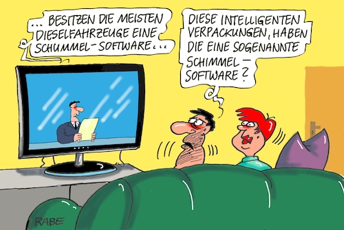 Intelligente Verpackung Von Rabe Politik Cartoon Toonpool