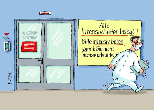 Cartoon: Intensivgebet II (medium) by RABE tagged corona,bundländerkonferenz,merkel,kanzleramt,lockerungen,stufenplan,öffnungen,lockdown,shutdown,baumärkte,impfdosen,rki,fallzahlen,inzidenzwert,spahn,impfzentren,impfreihenfolge,notbremse,intensivstation,intensivbetten,intensivmediziner,bosterimpfung,pflegepersonal,gebet,corona,bundländerkonferenz,merkel,kanzleramt,lockerungen,stufenplan,öffnungen,lockdown,shutdown,baumärkte,impfdosen,rki,fallzahlen,inzidenzwert,spahn,impfzentren,impfreihenfolge,notbremse,intensivstation,intensivbetten,intensivmediziner,bosterimpfung,pflegepersonal,gebet