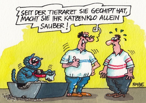 Cartoon: Katzenklo (medium) by RABE tagged katze,katzenklo,katzeneinstreu,sauberkeit,schazfel,rabe,ralf,böhme,cartoon,karikatur,pressezeichnung,farbcartoon,stubentiger,granulat,geschäft,chip,tierarzt,katze,katzenklo,katzeneinstreu,sauberkeit,schazfel,rabe,ralf,böhme,cartoon,karikatur,pressezeichnung,farbcartoon,stubentiger,granulat,geschäft,chip,tierarzt