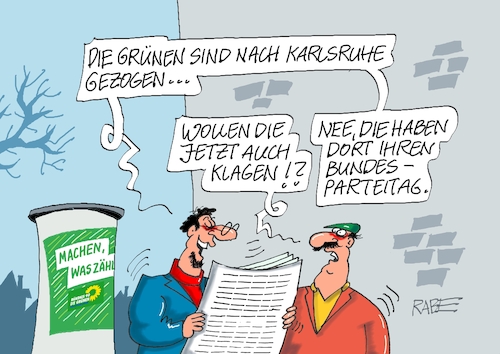 Cartoon: Klage der Grünen (medium) by RABE tagged ampelregierung,scholz,spd,grüne,fdp,lindner,kinder,kindergrundsicherung,rabe,ralf,böhme,cartoon,karikatur,pressezeichnung,farbcartoon,tagescartoon,hausmeister,ohren,zähne,bundesparteitag,karlsruhe,umwelt,klimaschutz,klage,ampelregierung,scholz,spd,grüne,fdp,lindner,kinder,kindergrundsicherung,rabe,ralf,böhme,cartoon,karikatur,pressezeichnung,farbcartoon,tagescartoon,hausmeister,ohren,zähne,bundesparteitag,karlsruhe,umwelt,klimaschutz,klage