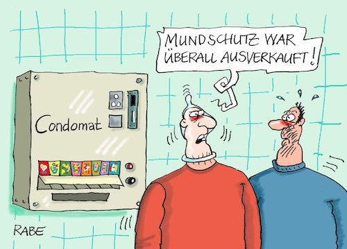 Cartoon: Kondomatismus (medium) by RABE tagged corona,coronavirus,pandemie,epedemie,ansteckung,isolation,quarantäne,rabe,ralf,böhme,cartoon,karikatur,pressezeichnung,farbcartoon,tagescartoon,patienten,übertragung,bazillen,lungenkrankheit,erreger,husten,symptome,grippe,grippeerreger,impfstoff,labor,corona,coronavirus,pandemie,epedemie,ansteckung,isolation,quarantäne,rabe,ralf,böhme,cartoon,karikatur,pressezeichnung,farbcartoon,tagescartoon,patienten,übertragung,bazillen,lungenkrankheit,erreger,husten,symptome,grippe,grippeerreger,impfstoff,labor