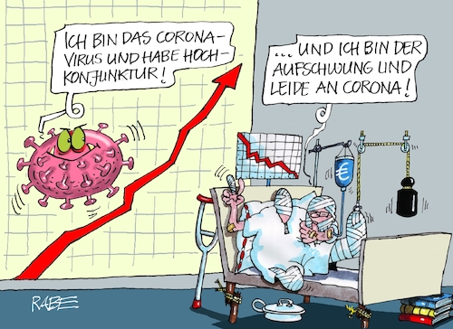 Cartoon: Konjunkturelles (medium) by RABE tagged corona,bundländerkonferenz,merkel,kanzleramt,lockerungen,stufenplan,öffnungen,lockdown,shutdown,baumärkte,impfdosen,rki,fallzahlen,inzidenzwert,aufschwung,konjunktur,intensivbett,krankenbett,bilanz,statistik,patient,corona,bundländerkonferenz,merkel,kanzleramt,lockerungen,stufenplan,öffnungen,lockdown,shutdown,baumärkte,impfdosen,rki,fallzahlen,inzidenzwert,aufschwung,konjunktur,intensivbett,krankenbett,bilanz,statistik,patient