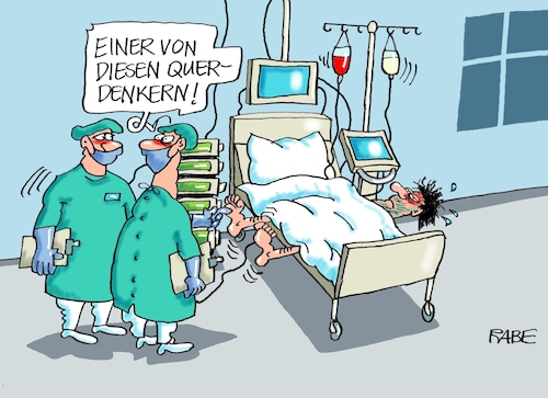 Cartoon: Kreuz und Querdenker (medium) by RABE tagged virus,corona,pandemie,coronakrise,rabe,ralf,böhme,cartoon,karikatur,pressezeichnung,farbcartoon,tagescartoon,viren,virenschutz,mundschutz,desinfektion,föderal,föderalismus,ländersache,quer,querdenker,intensivstation,aluhut,verschwörungstheorien,coronaleugner,anticoronademo,ärzte,patienten,beatmung,maskenpflicht,berlin,reichstag,virus,corona,pandemie,coronakrise,rabe,ralf,böhme,cartoon,karikatur,pressezeichnung,farbcartoon,tagescartoon,viren,virenschutz,mundschutz,desinfektion,föderal,föderalismus,ländersache,quer,querdenker,intensivstation,aluhut,verschwörungstheorien,coronaleugner,anticoronademo,ärzte,patienten,beatmung,maskenpflicht,berlin,reichstag