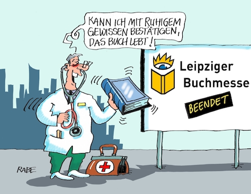 Cartoon: Lebende Bücher (medium) by RABE tagged buchmesse,leipzig,fazit,bücher,autoren,arzt,artzroman,rabe,ralf,böhme,cartoon,karikatur,pressezeichnung,farbcartoon,tagescartoon,leser,schriftsteller,buchmesse,leipzig,fazit,bücher,autoren,arzt,artzroman,rabe,ralf,böhme,cartoon,karikatur,pressezeichnung,farbcartoon,tagescartoon,leser,schriftsteller