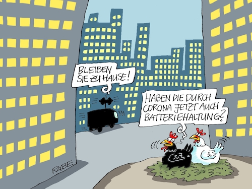 Cartoon: Legehennenbatterie (medium) by RABE tagged virus,corona,pandemie,coronakrise,rabe,ralf,böhme,cartoon,karikatur,pressezeichnung,farbcartoon,tagescartoon,viren,virenschutz,mundschutz,desinfektion,föderal,föderalismus,ländersache,kontaktsperre,ausgangssperre,ausgangsbeschränkung,henne,legehenne,eier,legehennenbatterie,ostern,osterhase,osternest,wohnblocks,wohnsilos,plattenbau,platte,virus,corona,pandemie,coronakrise,rabe,ralf,böhme,cartoon,karikatur,pressezeichnung,farbcartoon,tagescartoon,viren,virenschutz,mundschutz,desinfektion,föderal,föderalismus,ländersache,kontaktsperre,ausgangssperre,ausgangsbeschränkung,henne,legehenne,eier,legehennenbatterie,ostern,osterhase,osternest,wohnblocks,wohnsilos,plattenbau,platte