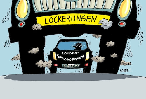 Cartoon: Lockerungsübungen (medium) by RABE tagged corona,kliniken,intensivbetten,überbelegung,op,operationen,omikron,boosterimpfung,coronamaßnahmen,coronakurs,lockerungen,märz,truck,lkw,monstertruck,corona,kliniken,intensivbetten,überbelegung,op,operationen,omikron,boosterimpfung,coronamaßnahmen,coronakurs,lockerungen,märz,truck,lkw,monstertruck