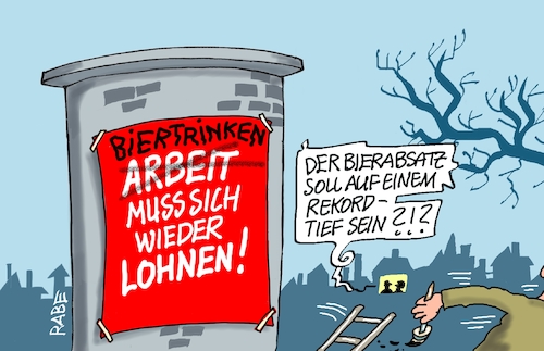 Cartoon: Lohnenswertes (medium) by RABE tagged merz,kanzler,koalition,union,spd,klingbeil,cartoon,karikatur,pressezeichnung,farbcartoon,tagescartoon,bürokratie,verwaltung,beamte,modernisierung,monster,drachen,schwert,holzschwert,nägel,säge,absatz,abstazschwierigkeiten,brauerei,bierbrauer,arbeit,cdu,sozialleistungen,litfaß,litfaßsäule,plakat,biertrinker,merz,kanzler,koalition,union,spd,klingbeil,cartoon,karikatur,pressezeichnung,farbcartoon,tagescartoon,bürokratie,verwaltung,beamte,modernisierung,monster,drachen,schwert,holzschwert,nägel,säge,absatz,abstazschwierigkeiten,brauerei,bierbrauer,arbeit,cdu,sozialleistungen,litfaß,litfaßsäule,plakat,biertrinker