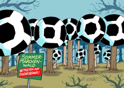 Cartoon: Märchenwald (medium) by RABE tagged fußball,nagelsmann,spieler,wm,kader,usa,ball,sport,tor,spielfeld,schiedsrichter,videobeweis,rabe,ralf,böhme,cartoon,karikatur,pressezeichnung,farbcartoon,tagescartoon,hund,bundesliga,ballaballa,nationalelf,sommermärchen,weltmeister,sieger,fußball,nagelsmann,spieler,wm,kader,usa,ball,sport,tor,spielfeld,schiedsrichter,videobeweis,rabe,ralf,böhme,cartoon,karikatur,pressezeichnung,farbcartoon,tagescartoon,hund,bundesliga,ballaballa,nationalelf,sommermärchen,weltmeister,sieger