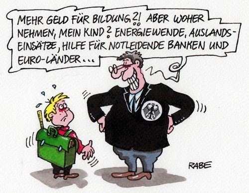 Mehr Geld für Bildung