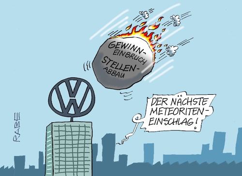 Cartoon: Meteoritenkatastrophe (medium) by RABE tagged merz,kanzler,koalition,union,spd,klingbeil,cartoon,karikatur,pressezeichnung,farbcartoon,tagescartoon,bürokratie,verwaltung,beamte,modernisierung,monster,drachen,schwert,holzschwert,nägel,säge,rezession,wirtschaftslage,umsatz,umsatzeinbruch,stellenabbau,vw,volkswagen,meteorit,einschlag,meteoriteneinschlag,autobranche,autobauer,autoindustrie,merz,kanzler,koalition,union,spd,klingbeil,cartoon,karikatur,pressezeichnung,farbcartoon,tagescartoon,bürokratie,verwaltung,beamte,modernisierung,monster,drachen,schwert,holzschwert,nägel,säge,rezession,wirtschaftslage,umsatz,umsatzeinbruch,stellenabbau,vw,volkswagen,meteorit,einschlag,meteoriteneinschlag,autobranche,autobauer,autoindustrie