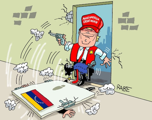 Mit der Tür ins Haus fallen