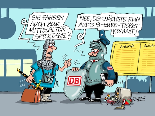 Mittelalterliches von RABE | Politik Cartoon | TOONPOOL