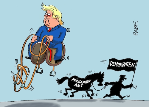 Cartoon: Nicht sattelfest (medium) by RABE tagged trump,usa,president,bolton,literatur,bücher,rabe,ralf,böhme,cartoon,karikatur,pressezeichnung,farbcartoon,tagescartoon,corona,biden,harris,wiederwahl,briefwahl,wahlmänner,sanduhr,sand,abwahl,joe,präsidentenamt,amtsenthebung,demokraten,republikaner,senat,abstimmung,capitol,kapitol,erstürmung,bürgerkrieg,pferd,sattel,georgia,trump,usa,president,bolton,literatur,bücher,rabe,ralf,böhme,cartoon,karikatur,pressezeichnung,farbcartoon,tagescartoon,corona,biden,harris,wiederwahl,briefwahl,wahlmänner,sanduhr,sand,abwahl,joe,präsidentenamt,amtsenthebung,demokraten,republikaner,senat,abstimmung,capitol,kapitol,erstürmung,bürgerkrieg,pferd,sattel,georgia