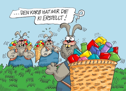 Ostern Kante geben