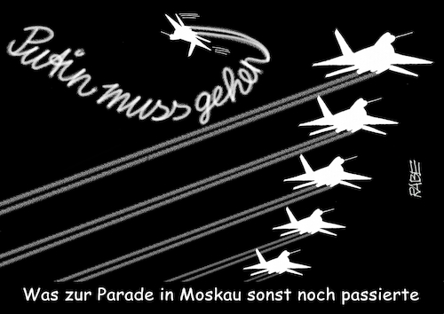 Cartoon: Paradebeispiel (medium) by RABE tagged usa,biden,telefonat,putin,moskau,kreml,kremlchef,rabe,ralf,böhme,cartoon,karikatur,pressezeichnung,farbcartoon,tagescartoon,ukraine,ukrainekrise,nato,telefonleitung,gipfel,ukrainegipfel,macron,kiew,ukrainekrieg,parade,militärparade,raketenwerfer,flieger,fliegerstaffel,düsenjäger,jagdbomber,kampfjet,kondensstreifen,schrift,buchstaben,schreibschrift,usa,biden,telefonat,putin,moskau,kreml,kremlchef,rabe,ralf,böhme,cartoon,karikatur,pressezeichnung,farbcartoon,tagescartoon,ukraine,ukrainekrise,nato,telefonleitung,gipfel,ukrainegipfel,macron,kiew,ukrainekrieg,parade,militärparade,raketenwerfer,flieger,fliegerstaffel,düsenjäger,jagdbomber,kampfjet,kondensstreifen,schrift,buchstaben,schreibschrift